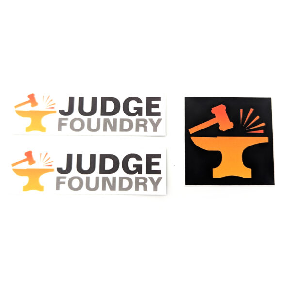 Judge Foundry Sticker