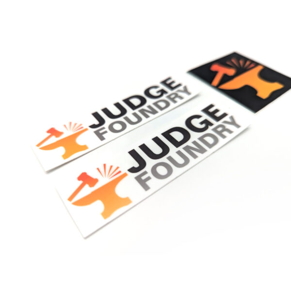Judge Foundry Sticker - Image 2